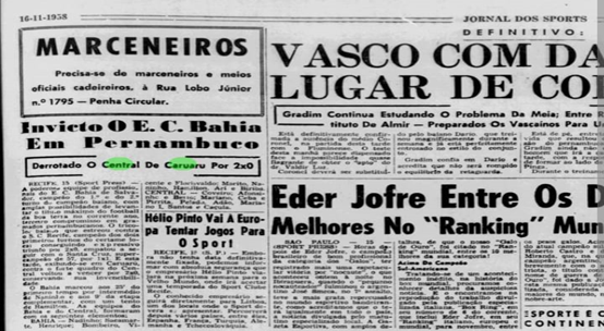 Jornal dos Sports 16/11/1958