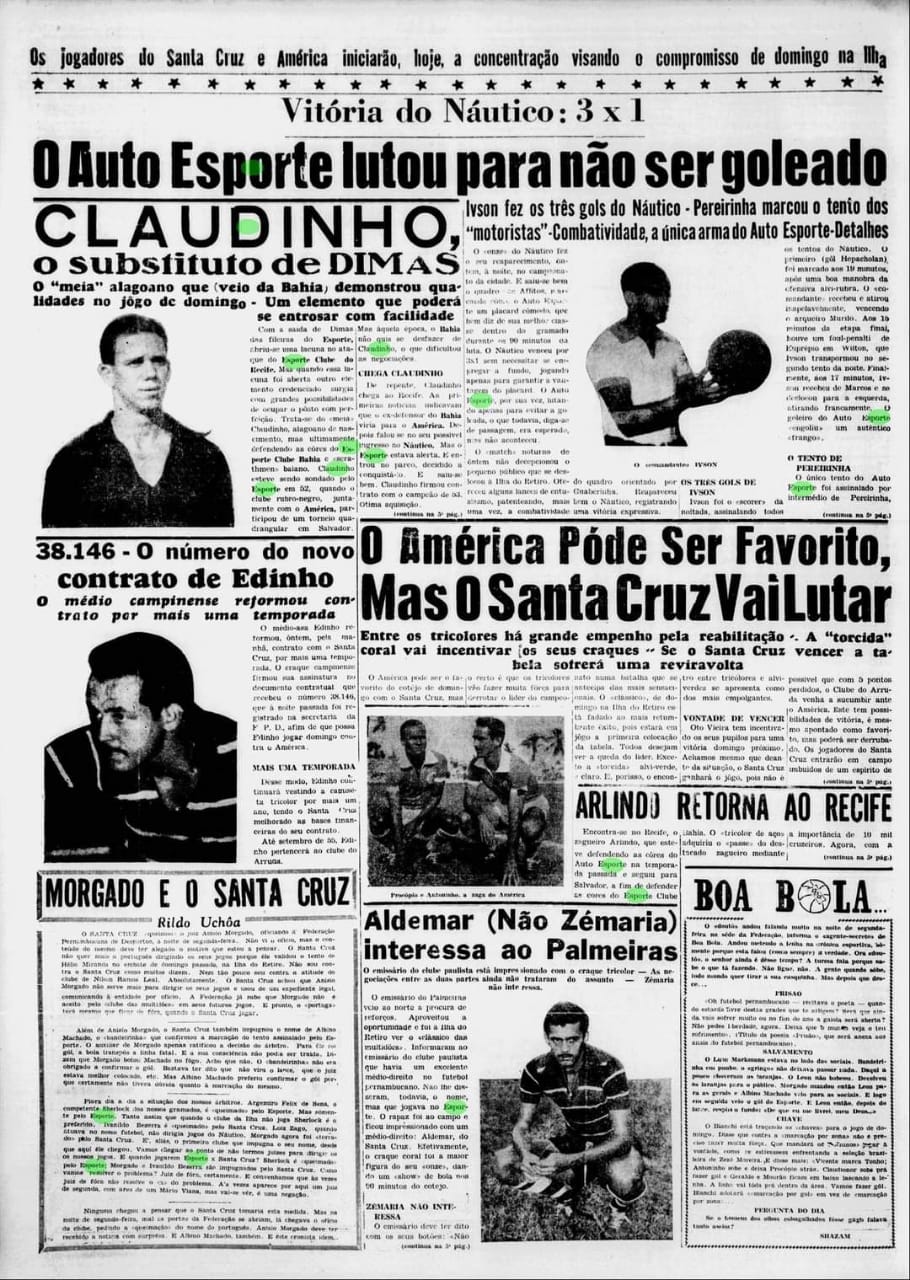 Claudinho Sport 1953