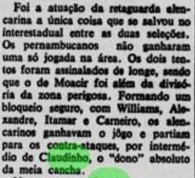 Seleção Pernambuco Ceará 1959